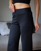 Korsaj Kemer Siyah Pantolon